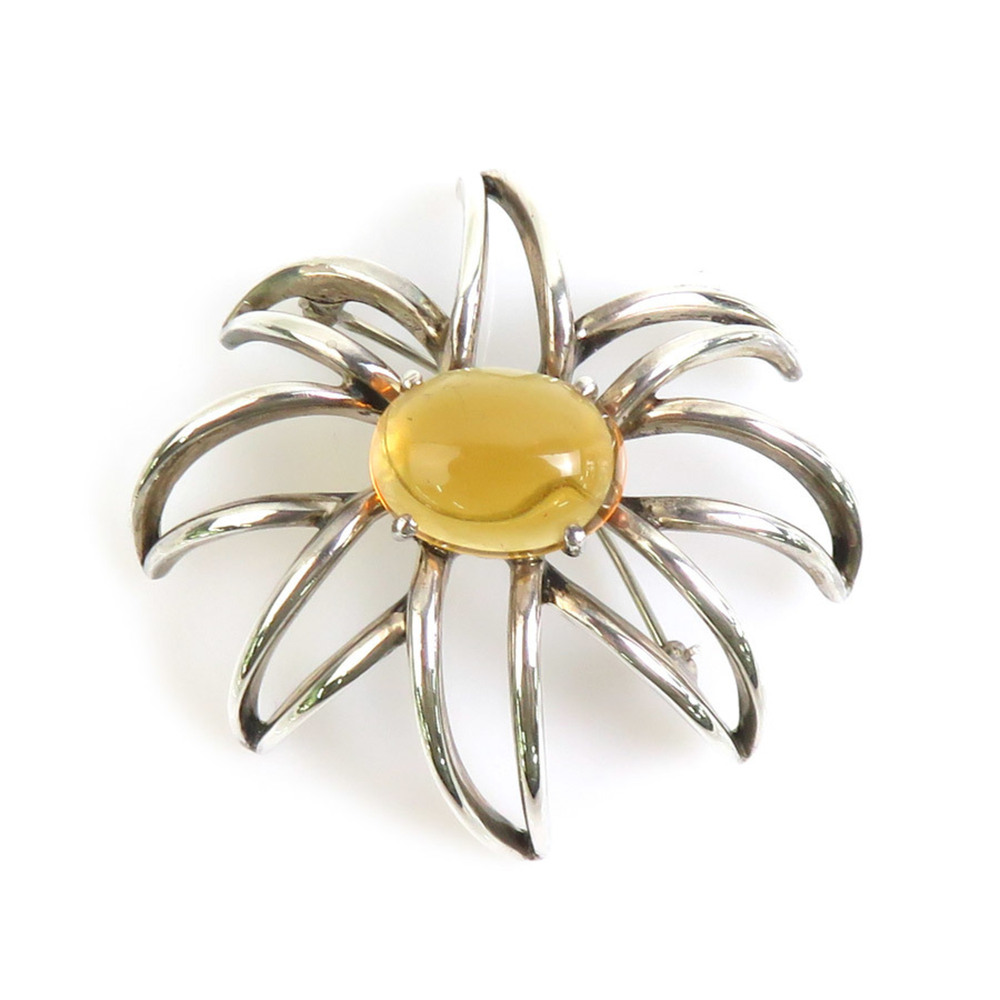 TIFFANY & CO. Silver Citrine Brooch